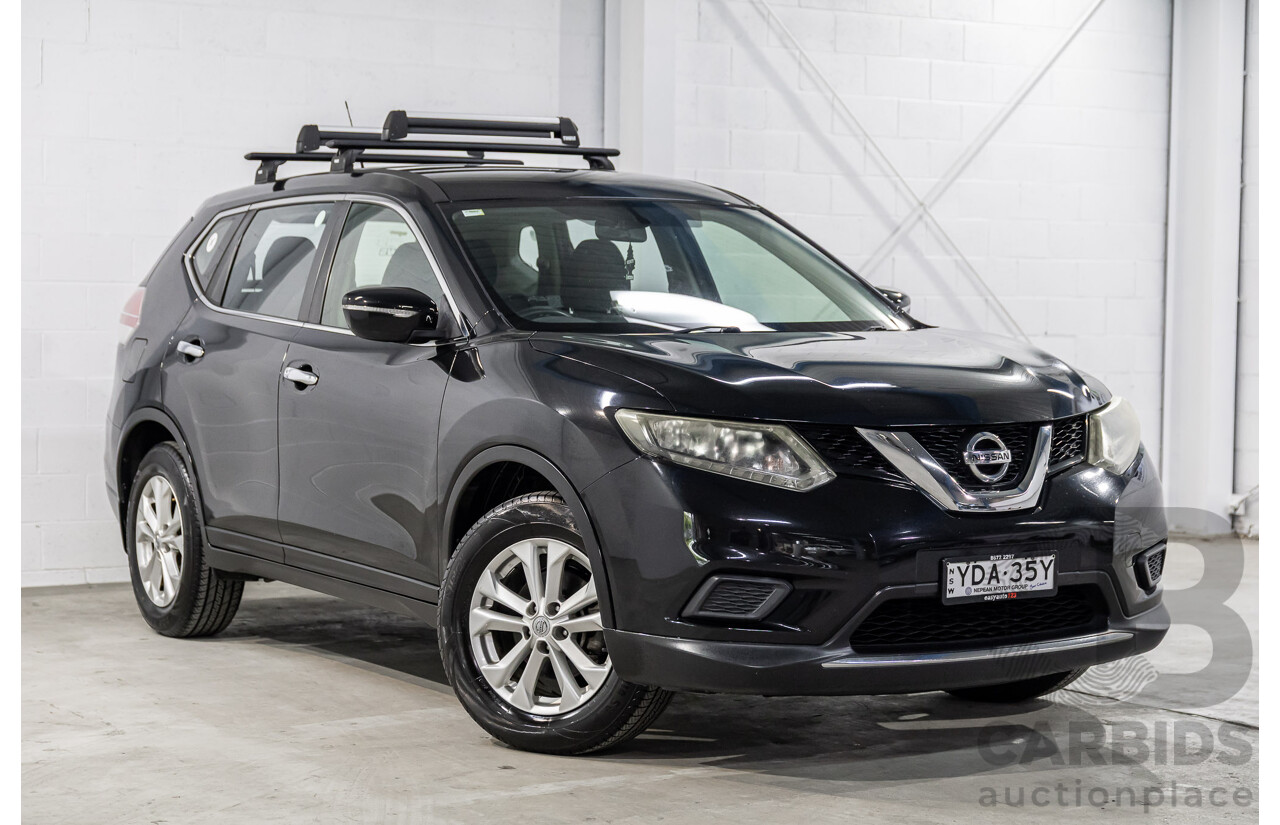 3/2015 Nissan X-Trail ST (4x4) T32 4d Wagon Diamond Black 2.5L