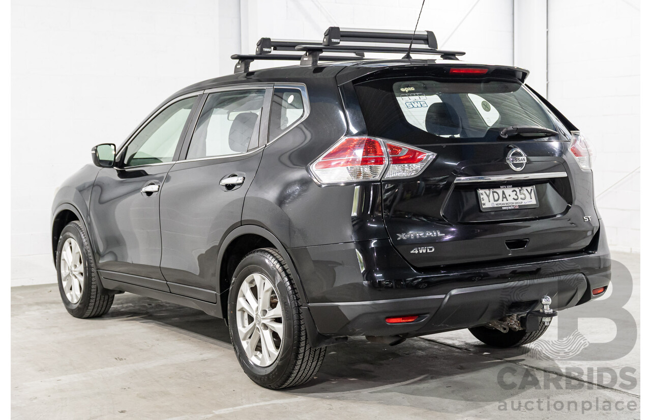 3/2015 Nissan X-Trail ST (4x4) T32 4d Wagon Diamond Black 2.5L