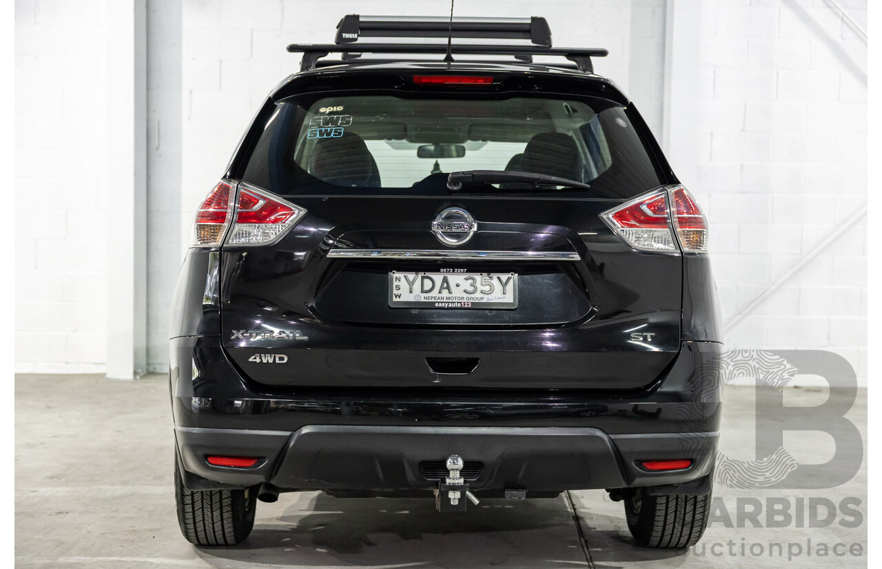 3/2015 Nissan X-Trail ST (4x4) T32 4d Wagon Diamond Black 2.5L