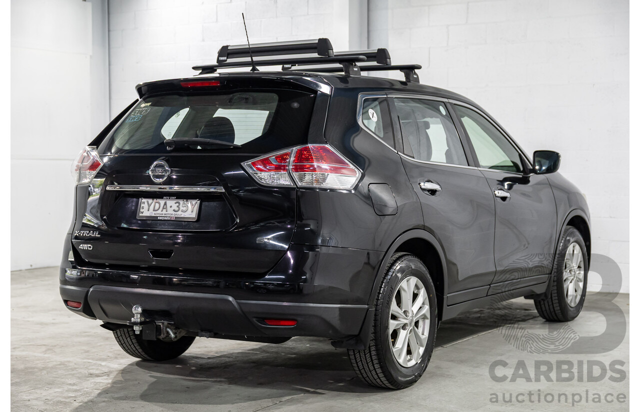 3/2015 Nissan X-Trail ST (4x4) T32 4d Wagon Diamond Black 2.5L