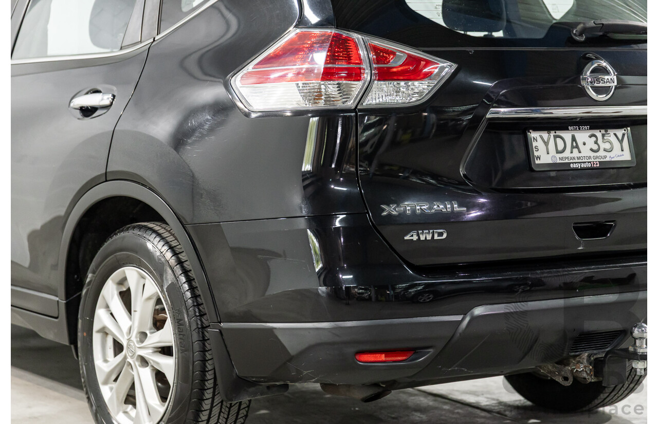 3/2015 Nissan X-Trail ST (4x4) T32 4d Wagon Diamond Black 2.5L