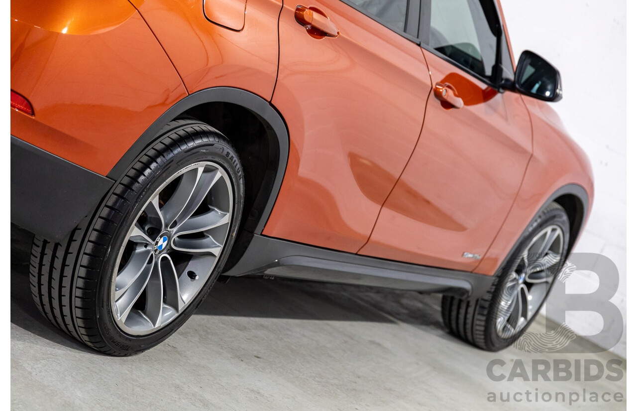 6/2013 BMW X1 Sdrive 18d (RWD) E84 MY13 4d Wagon Valencia Orange Metallic Turbo Diesel 2.0L