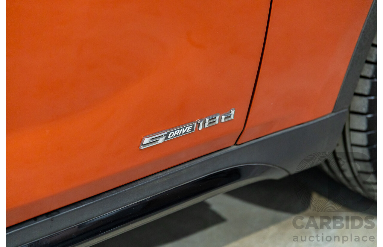 6/2013 BMW X1 Sdrive 18d (RWD) E84 MY13 4d Wagon Valencia Orange Metallic Turbo Diesel 2.0L