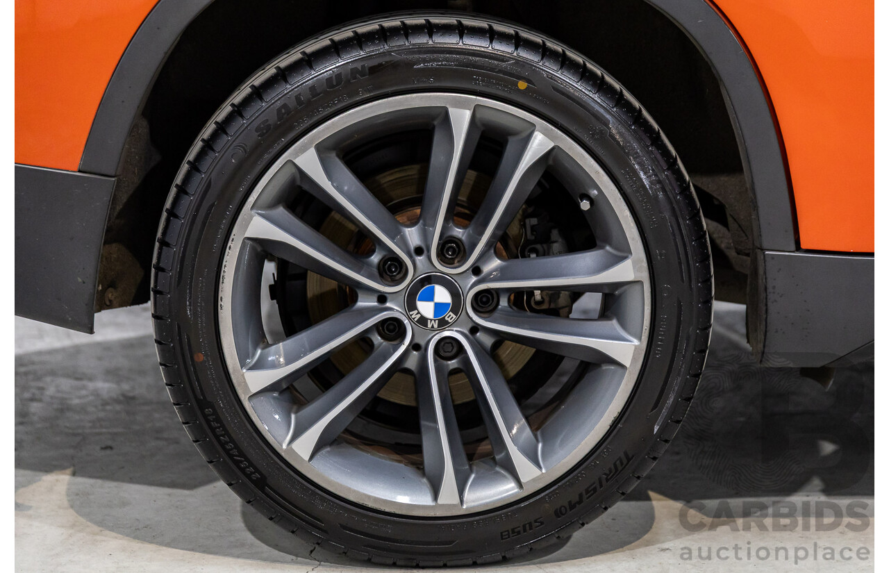 6/2013 BMW X1 Sdrive 18d (RWD) E84 MY13 4d Wagon Valencia Orange Metallic Turbo Diesel 2.0L