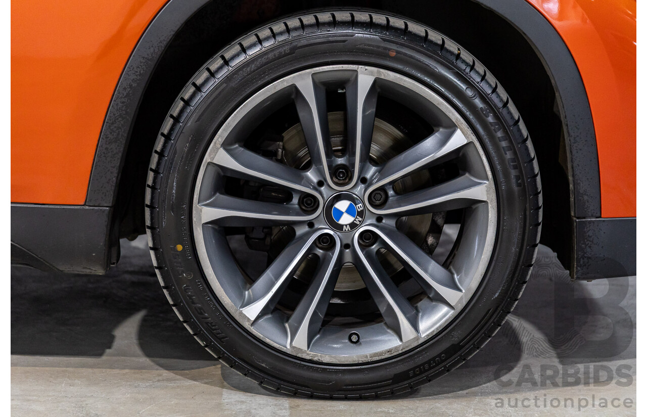 6/2013 BMW X1 Sdrive 18d (RWD) E84 MY13 4d Wagon Valencia Orange Metallic Turbo Diesel 2.0L