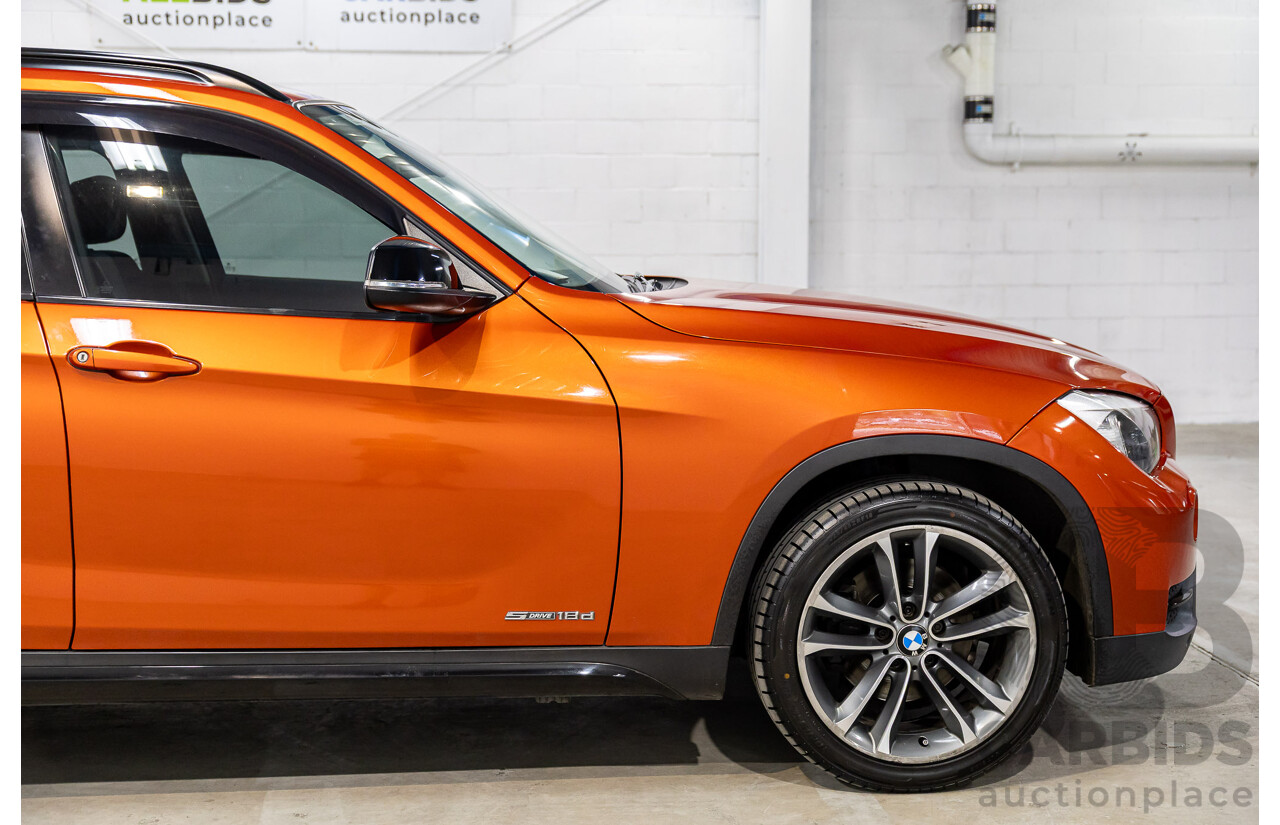 6/2013 BMW X1 Sdrive 18d (RWD) E84 MY13 4d Wagon Valencia Orange Metallic Turbo Diesel 2.0L