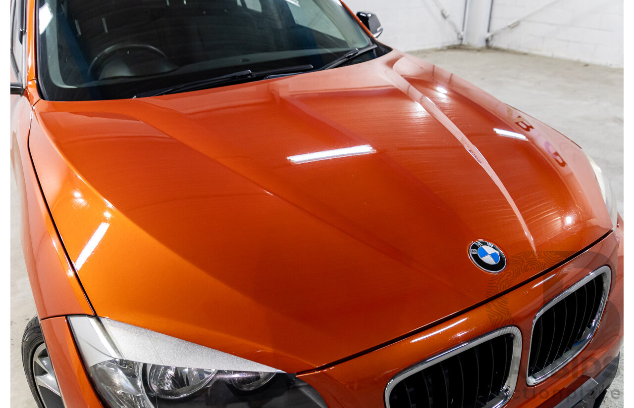 6/2013 BMW X1 Sdrive 18d (RWD) E84 MY13 4d Wagon Valencia Orange Metallic Turbo Diesel 2.0L