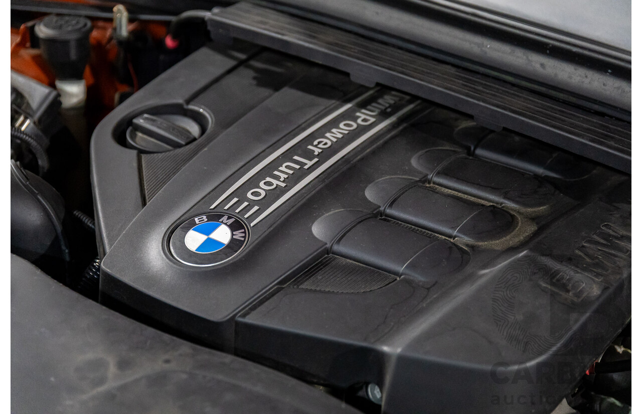 6/2013 BMW X1 Sdrive 18d (RWD) E84 MY13 4d Wagon Valencia Orange Metallic Turbo Diesel 2.0L