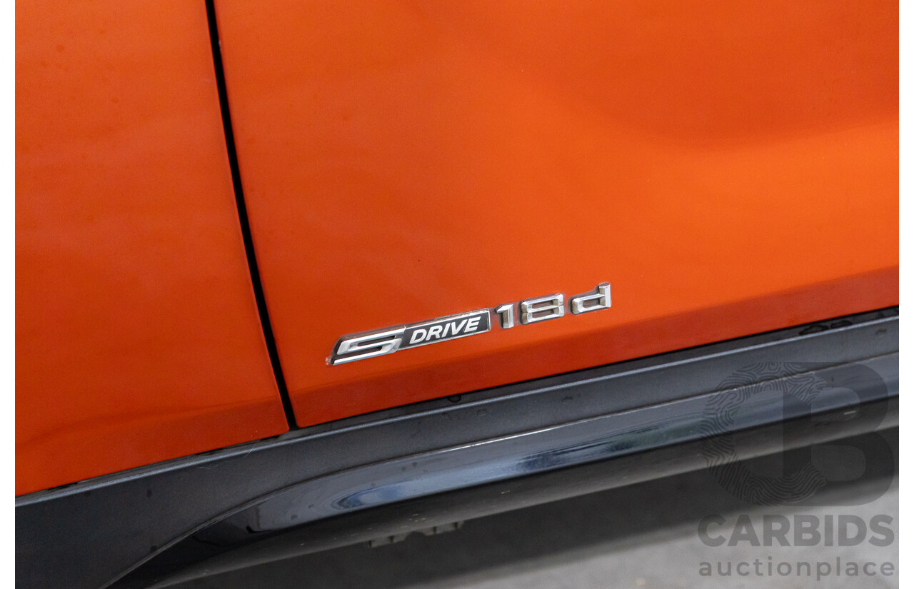 6/2013 BMW X1 Sdrive 18d (RWD) E84 MY13 4d Wagon Valencia Orange Metallic Turbo Diesel 2.0L