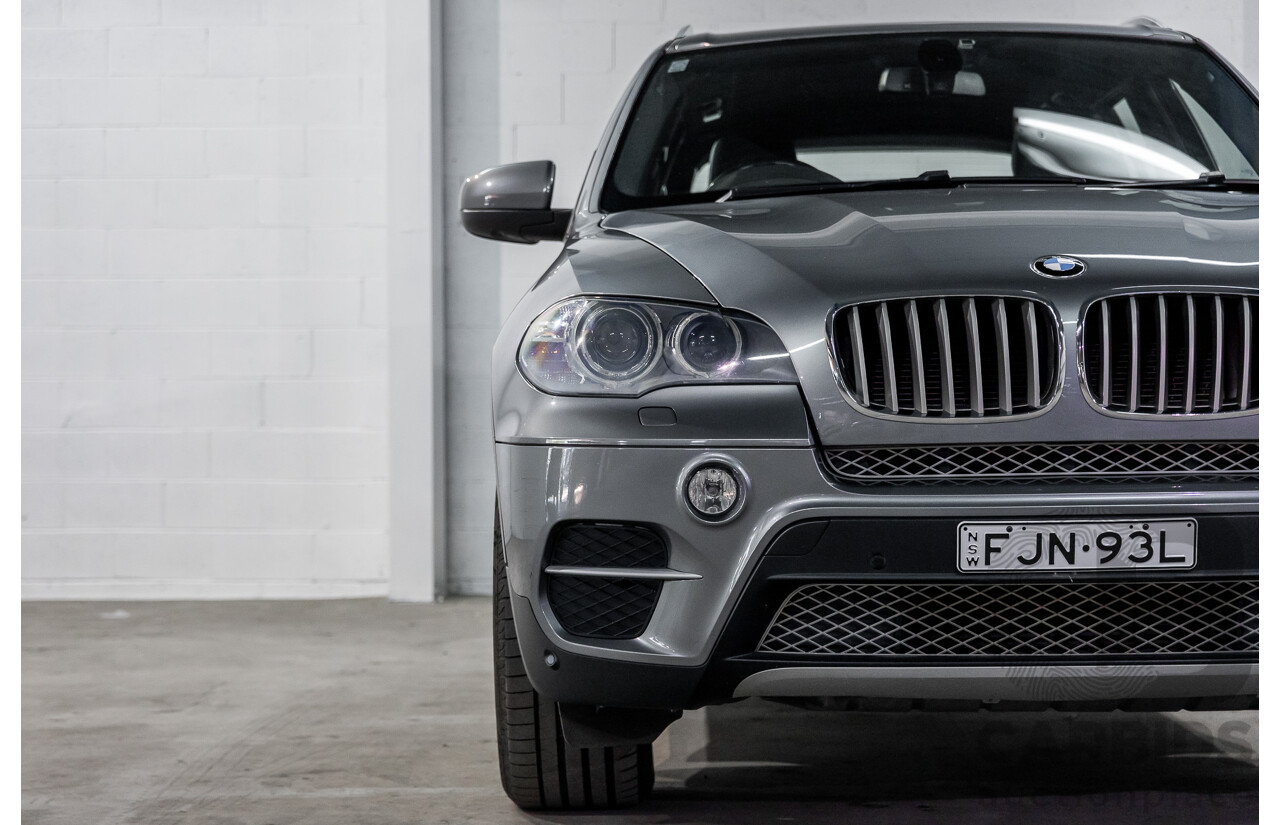 9/2013 BMW X5 Xdrive 30d (AWD) E70 MY12 Upgrade 4d Wagon Space Grey Metallic Turbo Diesel 3.0L