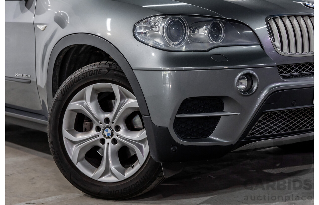 9/2013 BMW X5 Xdrive 30d (AWD) E70 MY12 Upgrade 4d Wagon Space Grey Metallic Turbo Diesel 3.0L