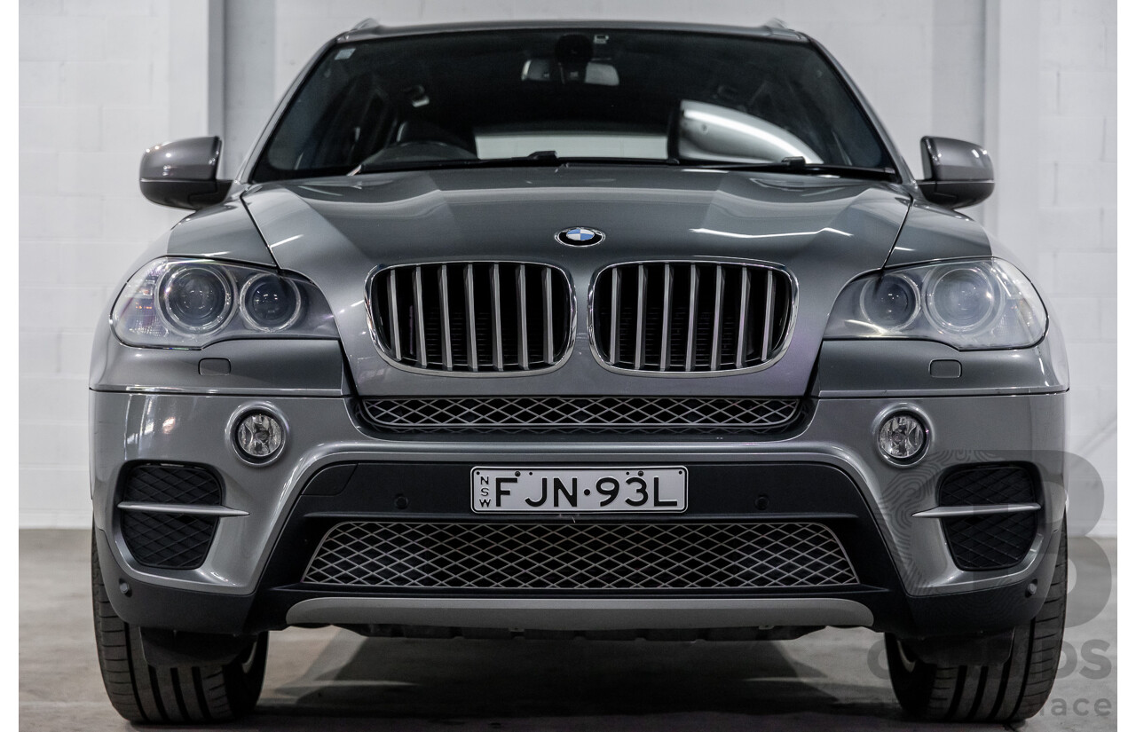 9/2013 BMW X5 Xdrive 30d (AWD) E70 MY12 Upgrade 4d Wagon Space Grey Metallic Turbo Diesel 3.0L