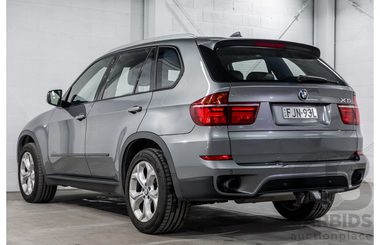 9/2013 BMW X5 Xdrive 30d (AWD) E70 MY12 Upgrade 4d Wagon Space Grey Metallic Turbo Diesel 3.0L