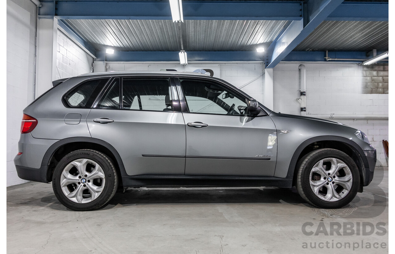 9/2013 BMW X5 Xdrive 30d (AWD) E70 MY12 Upgrade 4d Wagon Space Grey Metallic Turbo Diesel 3.0L