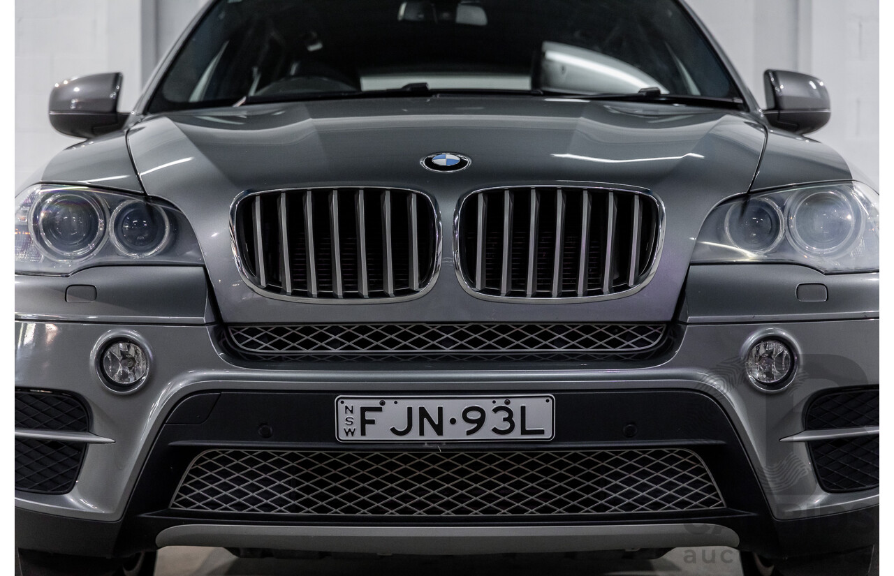9/2013 BMW X5 Xdrive 30d (AWD) E70 MY12 Upgrade 4d Wagon Space Grey Metallic Turbo Diesel 3.0L
