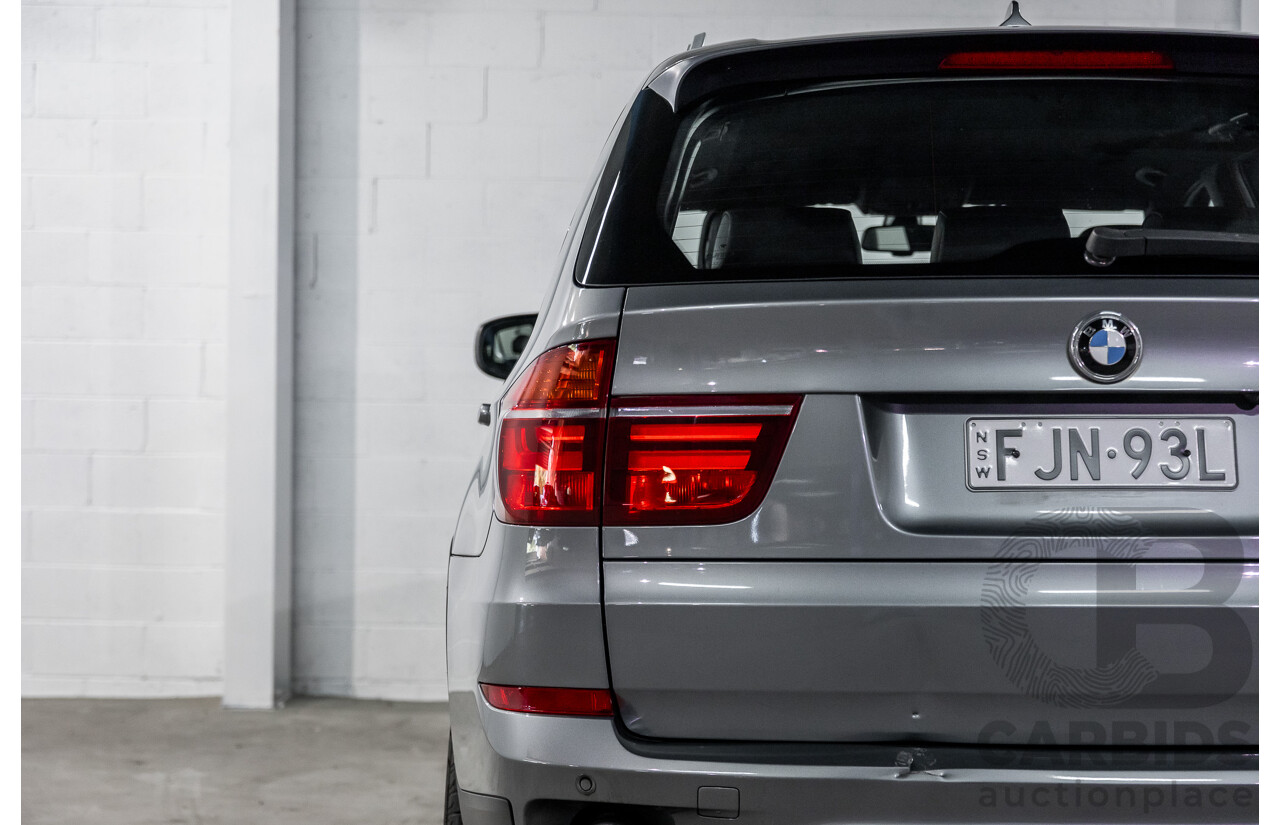 9/2013 BMW X5 Xdrive 30d (AWD) E70 MY12 Upgrade 4d Wagon Space Grey Metallic Turbo Diesel 3.0L