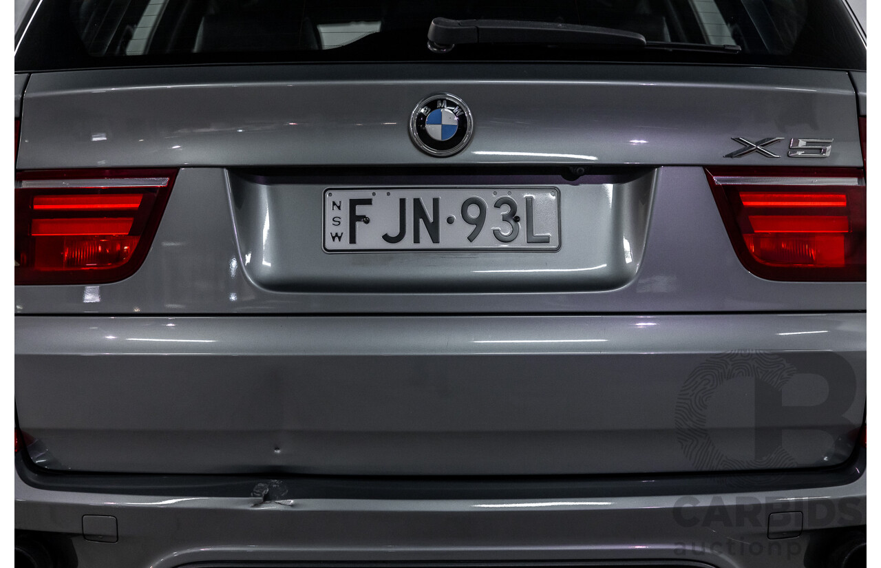 9/2013 BMW X5 Xdrive 30d (AWD) E70 MY12 Upgrade 4d Wagon Space Grey Metallic Turbo Diesel 3.0L