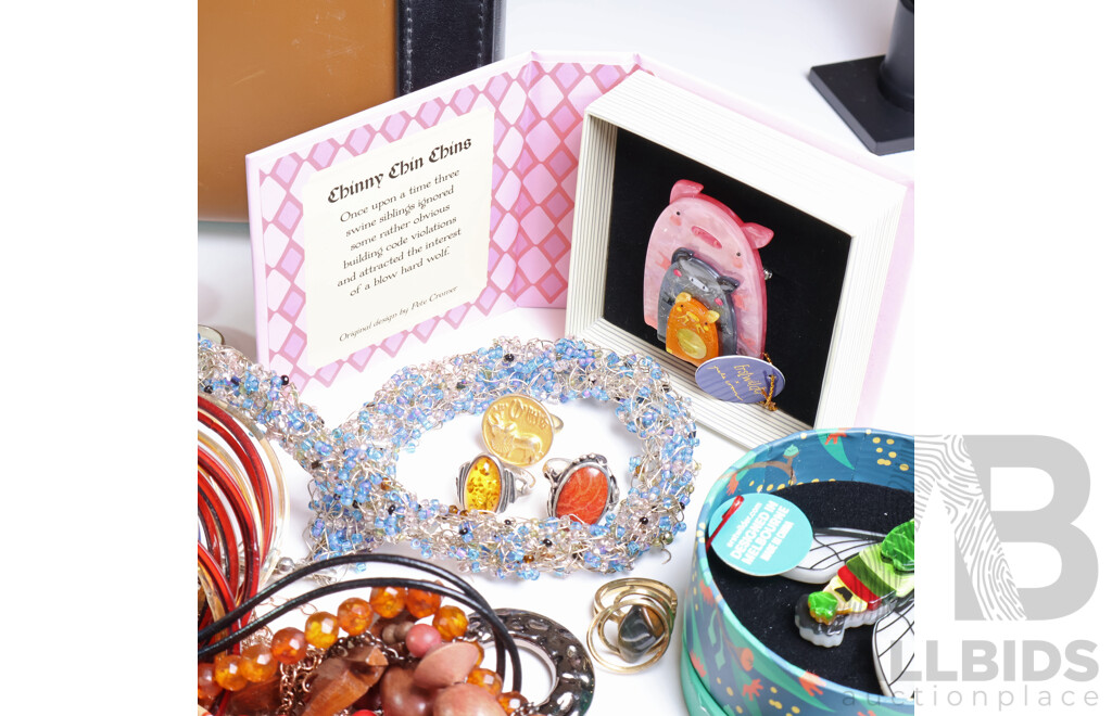 Assorted Costume Jewellery and Carry Case