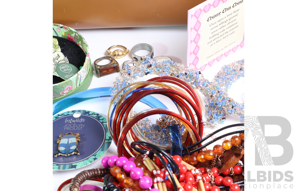 Assorted Costume Jewellery and Carry Case