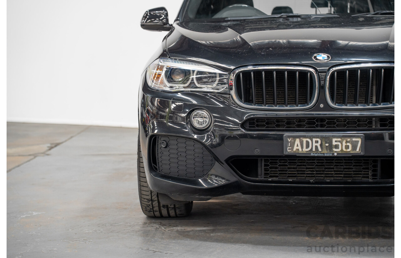 2/2015 BMW X5 Xdrive 30d M-sport F15 MY15 4d Wagon Black 3.0L - 7 Seats
