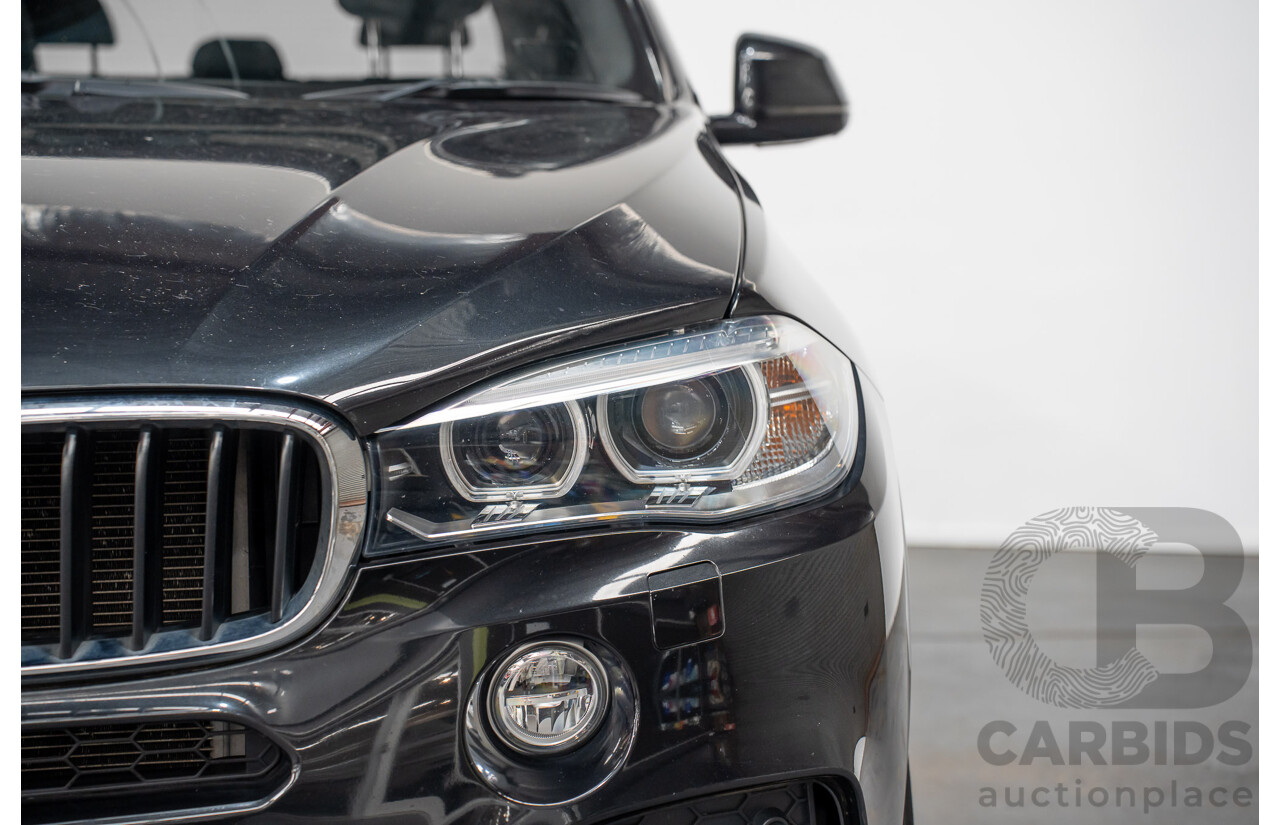 2/2015 BMW X5 Xdrive 30d M-sport F15 MY15 4d Wagon Black 3.0L - 7 Seats