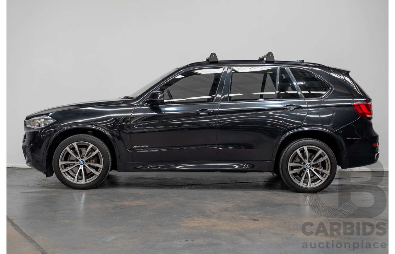 2/2015 BMW X5 Xdrive 30d M-sport F15 MY15 4d Wagon Black 3.0L - 7 Seats