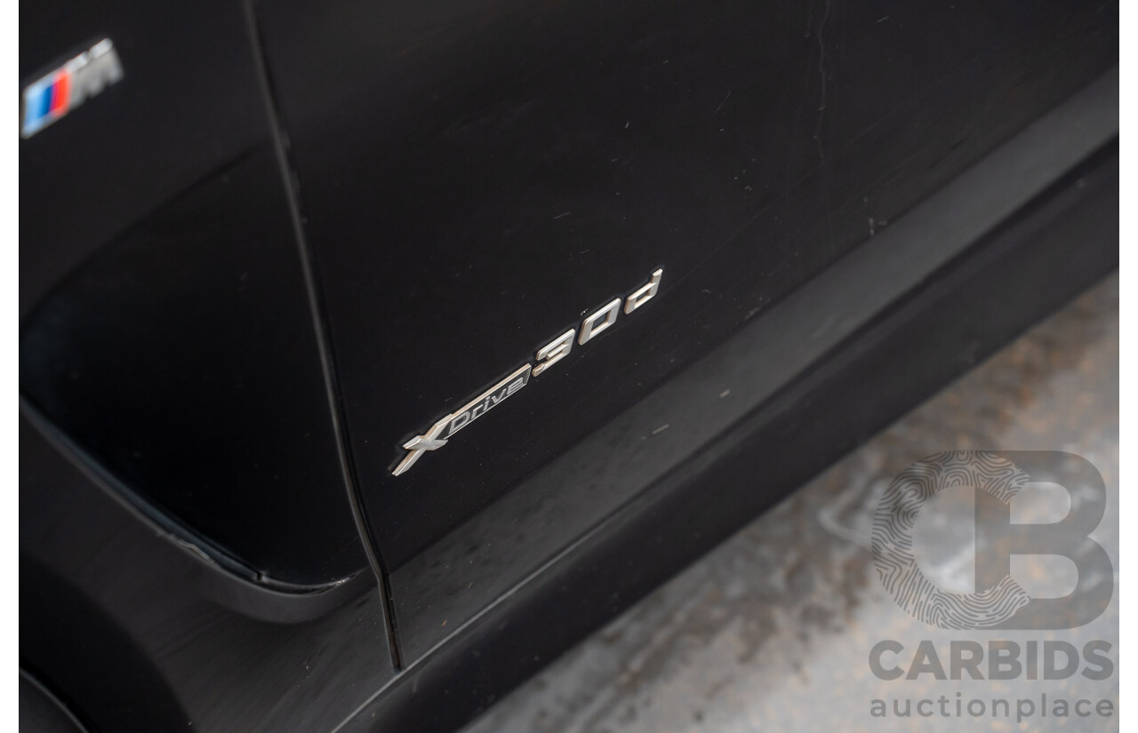 2/2015 BMW X5 Xdrive 30d M-sport F15 MY15 4d Wagon Black 3.0L - 7 Seats