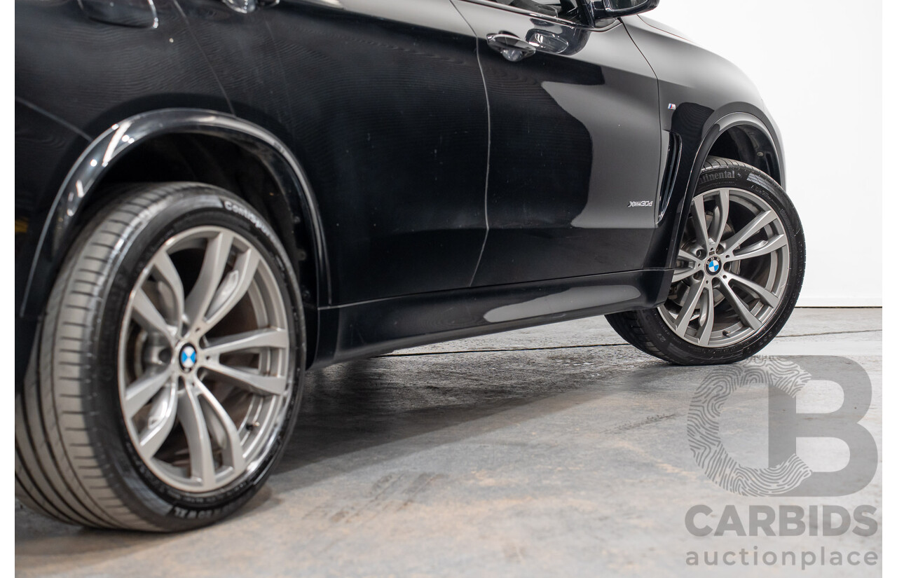 2/2015 BMW X5 Xdrive 30d M-sport F15 MY15 4d Wagon Black 3.0L - 7 Seats