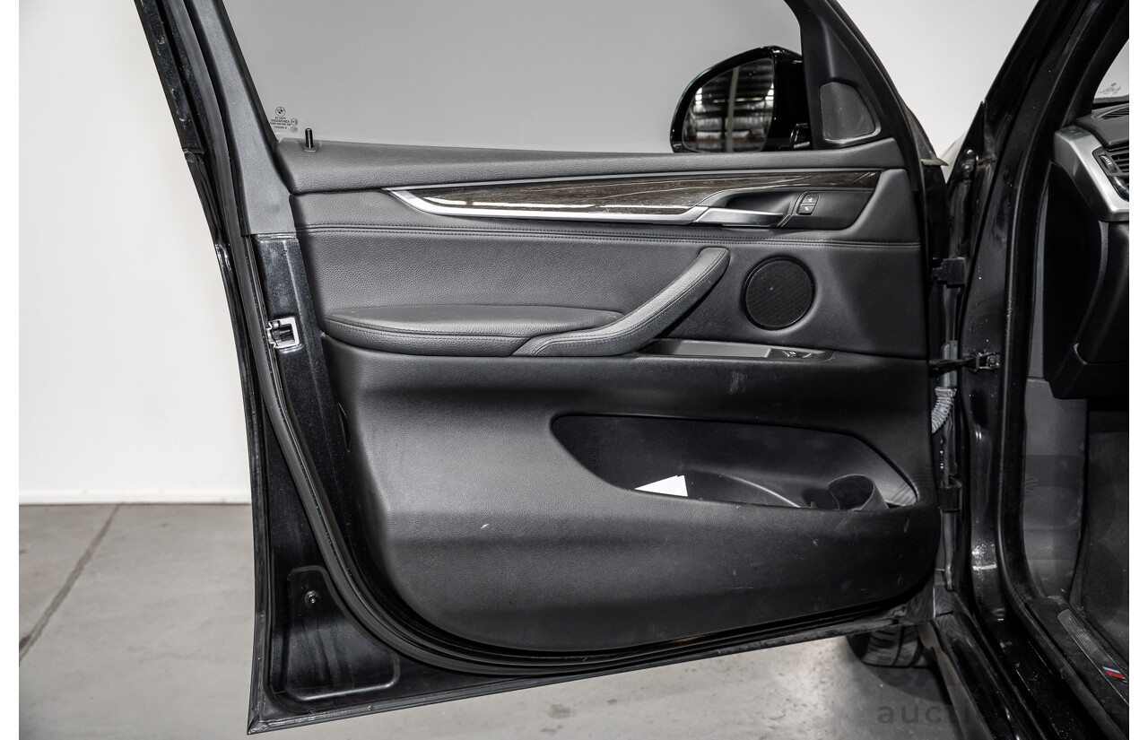 2/2015 BMW X5 Xdrive 30d M-sport F15 MY15 4d Wagon Black 3.0L - 7 Seats