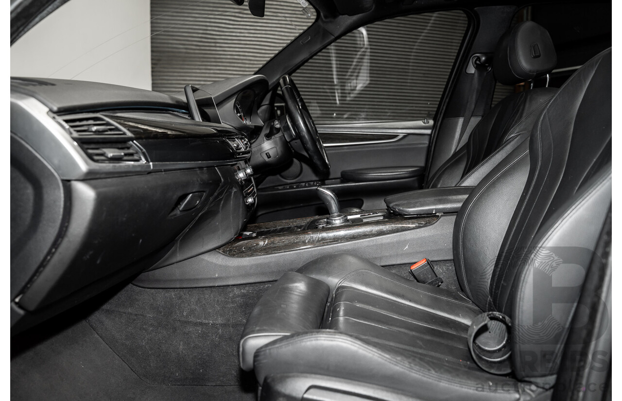 2/2015 BMW X5 Xdrive 30d M-sport F15 MY15 4d Wagon Black 3.0L - 7 Seats