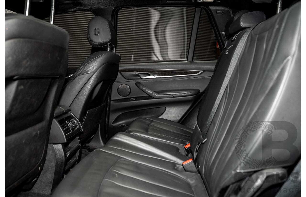 2/2015 BMW X5 Xdrive 30d M-sport F15 MY15 4d Wagon Black 3.0L - 7 Seats