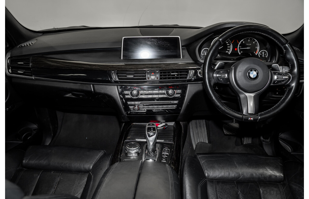 2/2015 BMW X5 Xdrive 30d M-sport F15 MY15 4d Wagon Black 3.0L - 7 Seats