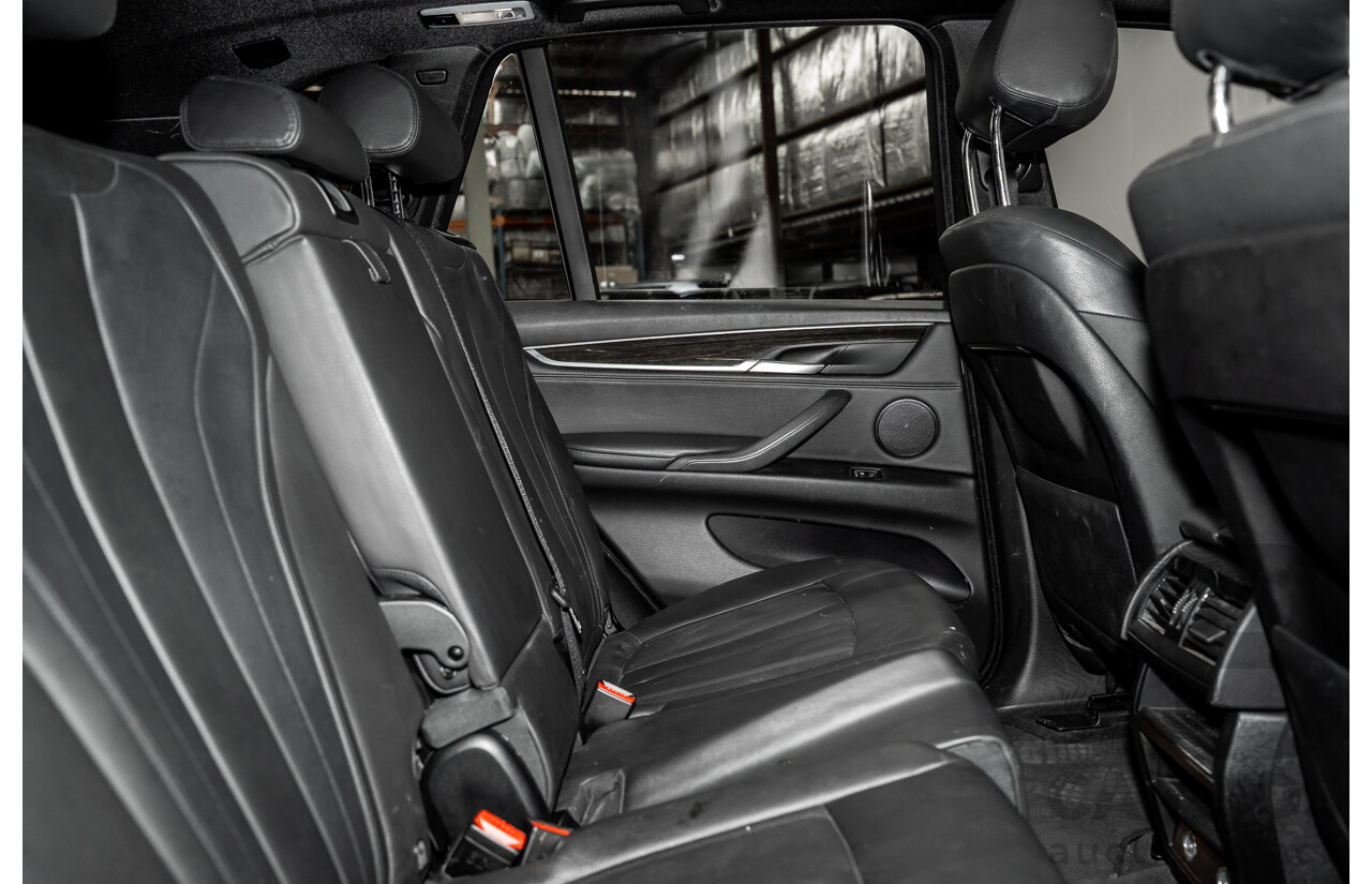 2/2015 BMW X5 Xdrive 30d M-sport F15 MY15 4d Wagon Black 3.0L - 7 Seats