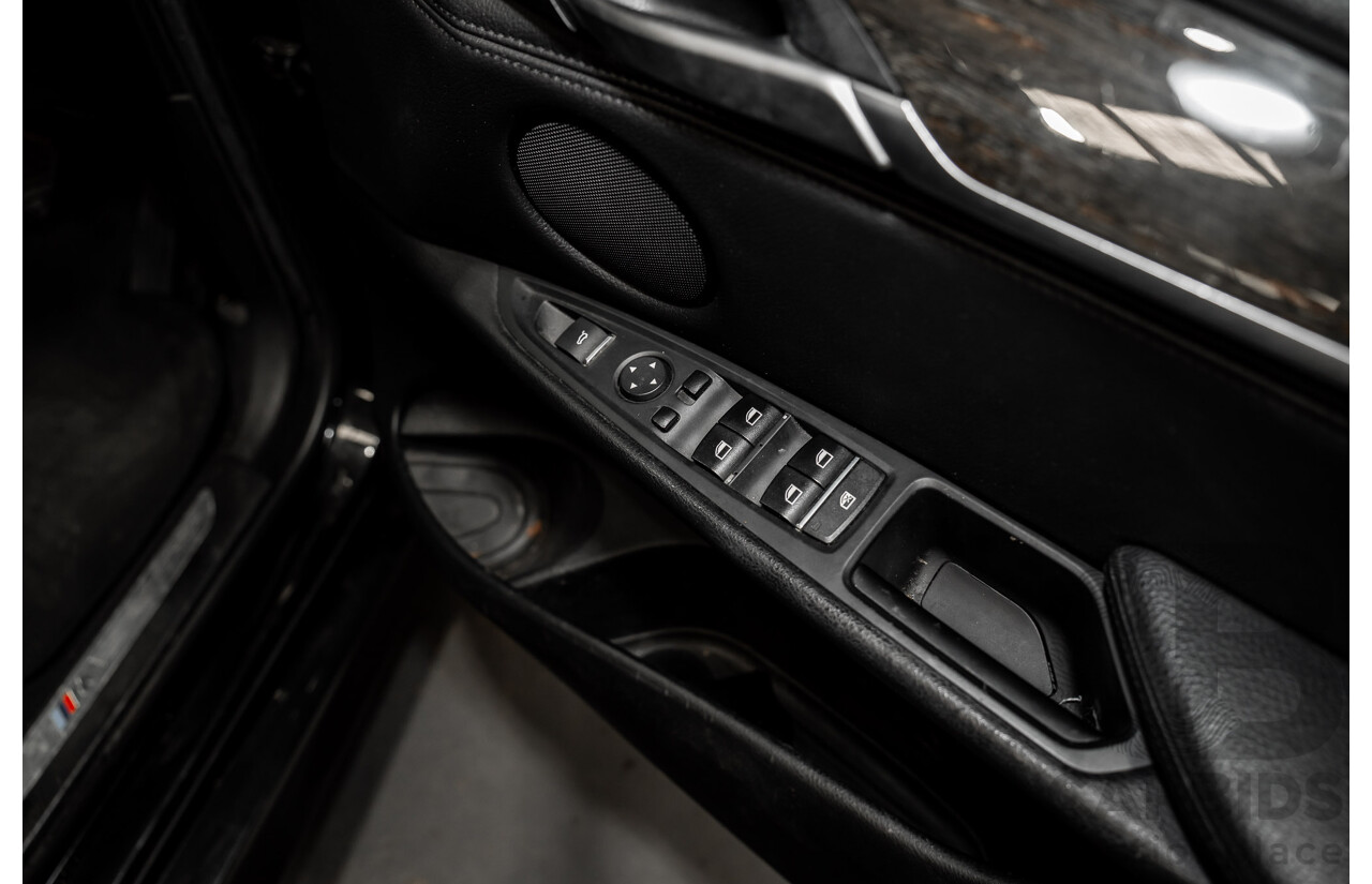 2/2015 BMW X5 Xdrive 30d M-sport F15 MY15 4d Wagon Black 3.0L - 7 Seats