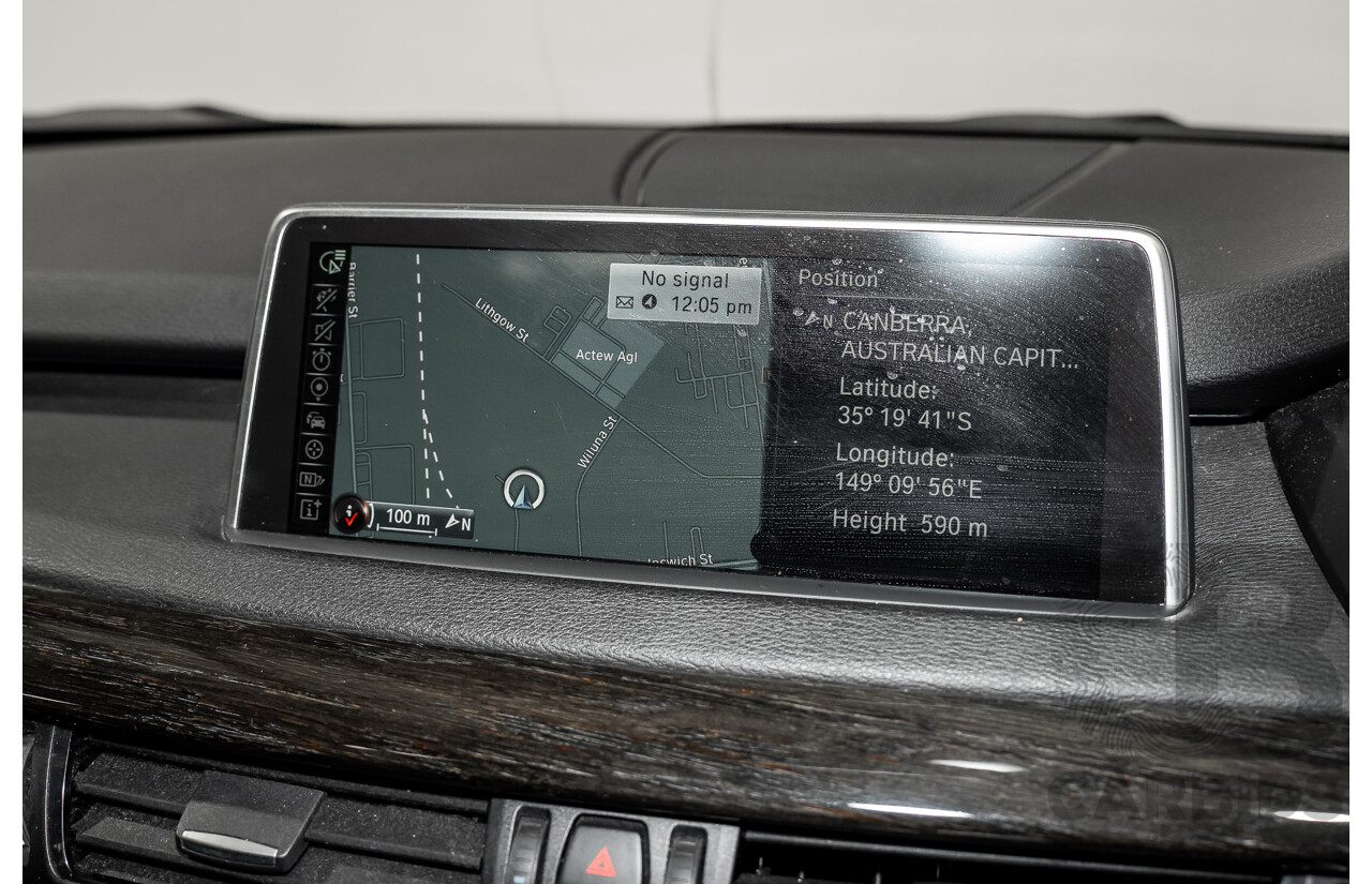 2/2015 BMW X5 Xdrive 30d M-sport F15 MY15 4d Wagon Black 3.0L - 7 Seats