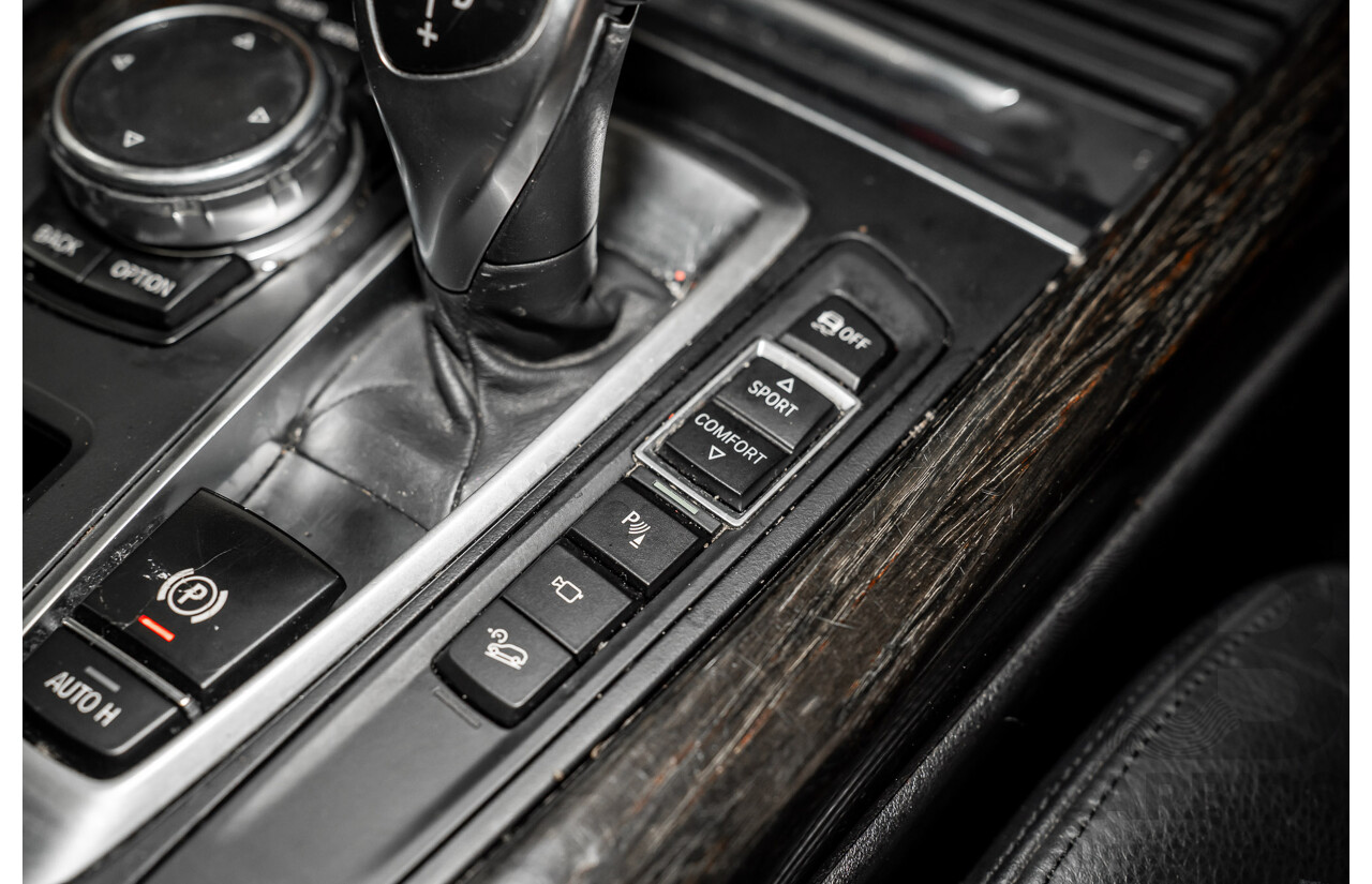 2/2015 BMW X5 Xdrive 30d M-sport F15 MY15 4d Wagon Black 3.0L - 7 Seats