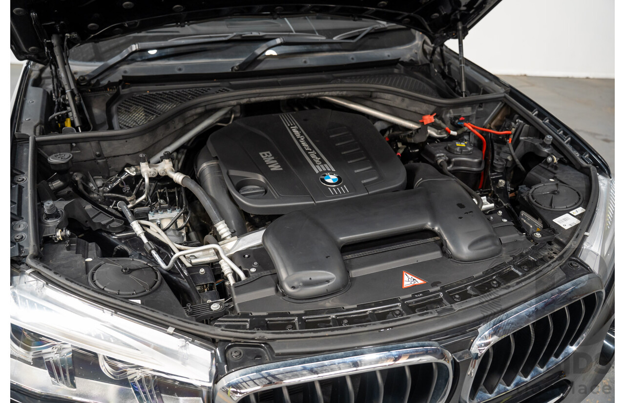 2/2015 BMW X5 Xdrive 30d M-sport F15 MY15 4d Wagon Black 3.0L - 7 Seats