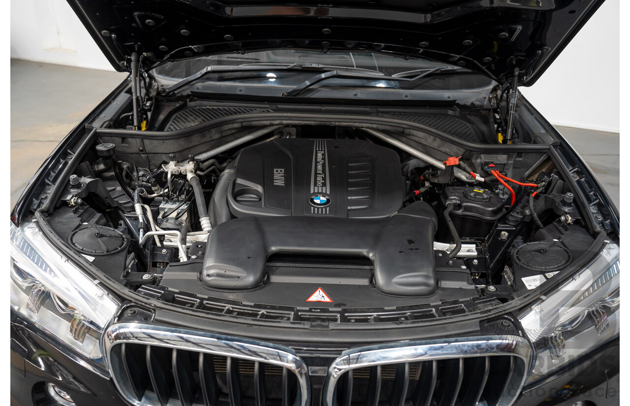 2/2015 BMW X5 Xdrive 30d M-sport F15 MY15 4d Wagon Black 3.0L - 7 Seats