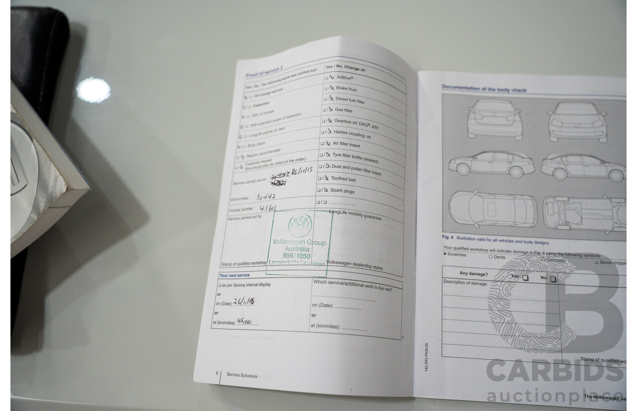 9/2014 Volkswagen Touareg V6 TDI (AWD) 7P MY14 4d Wagon White Turbo Diesel 3.0L