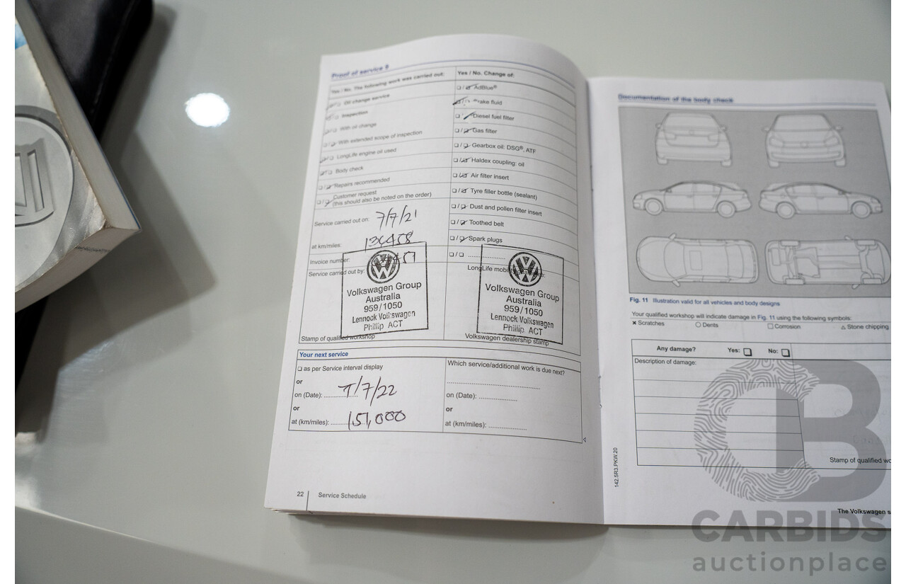 9/2014 Volkswagen Touareg V6 TDI (AWD) 7P MY14 4d Wagon White Turbo Diesel 3.0L