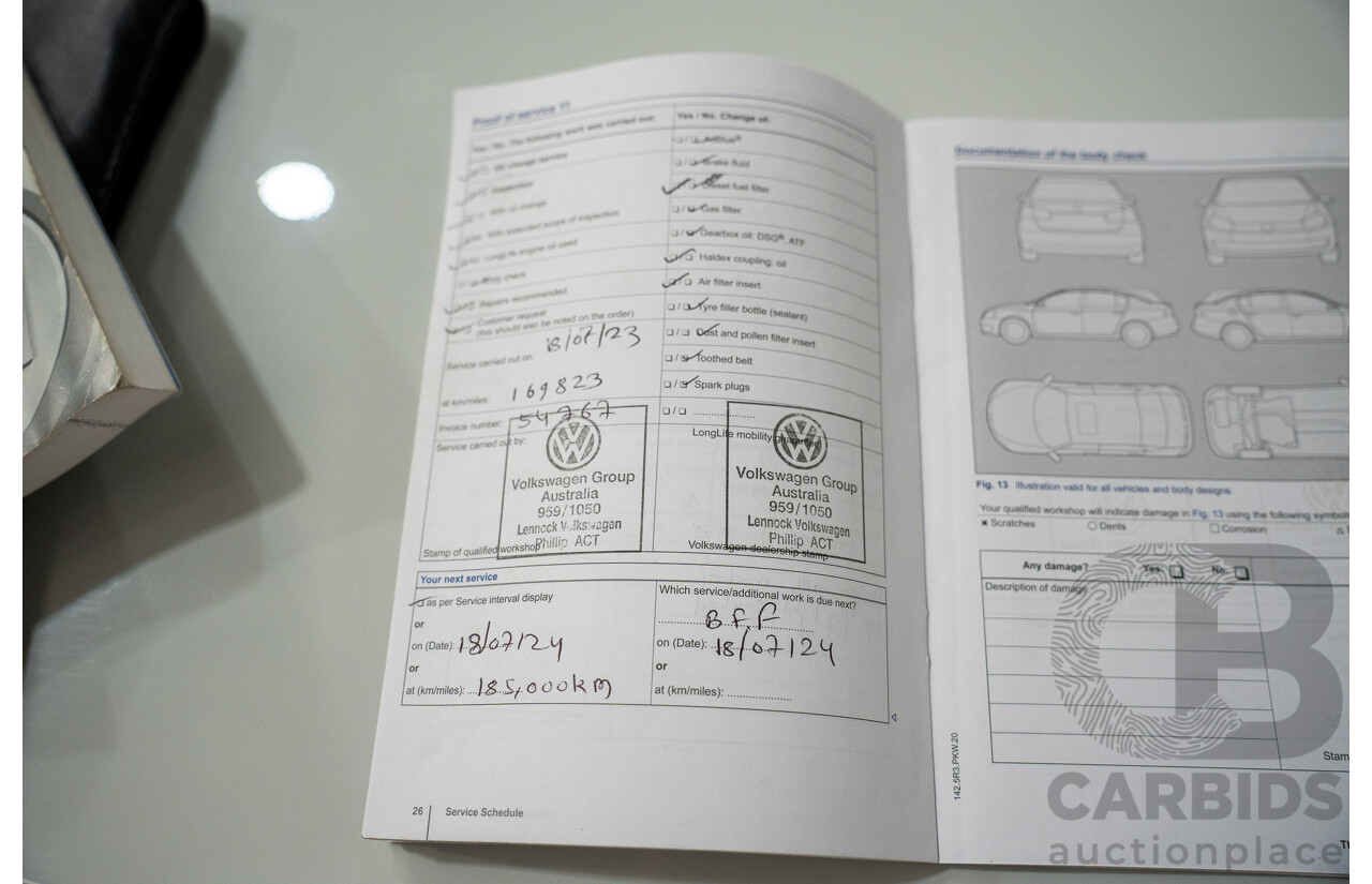 9/2014 Volkswagen Touareg V6 TDI (AWD) 7P MY14 4d Wagon White Turbo Diesel 3.0L