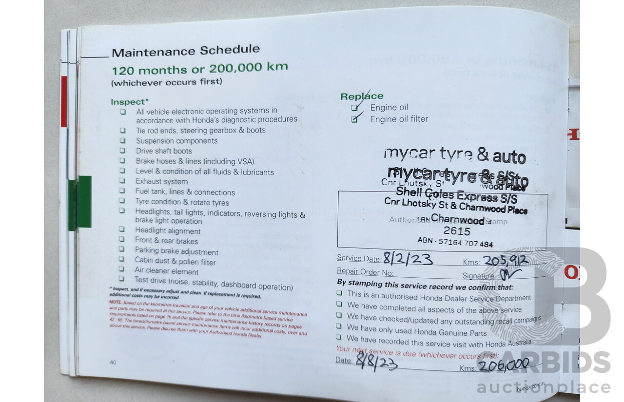 5/2013 Honda CRV VTi (4x2) 30 4d Wagon White 2.0L