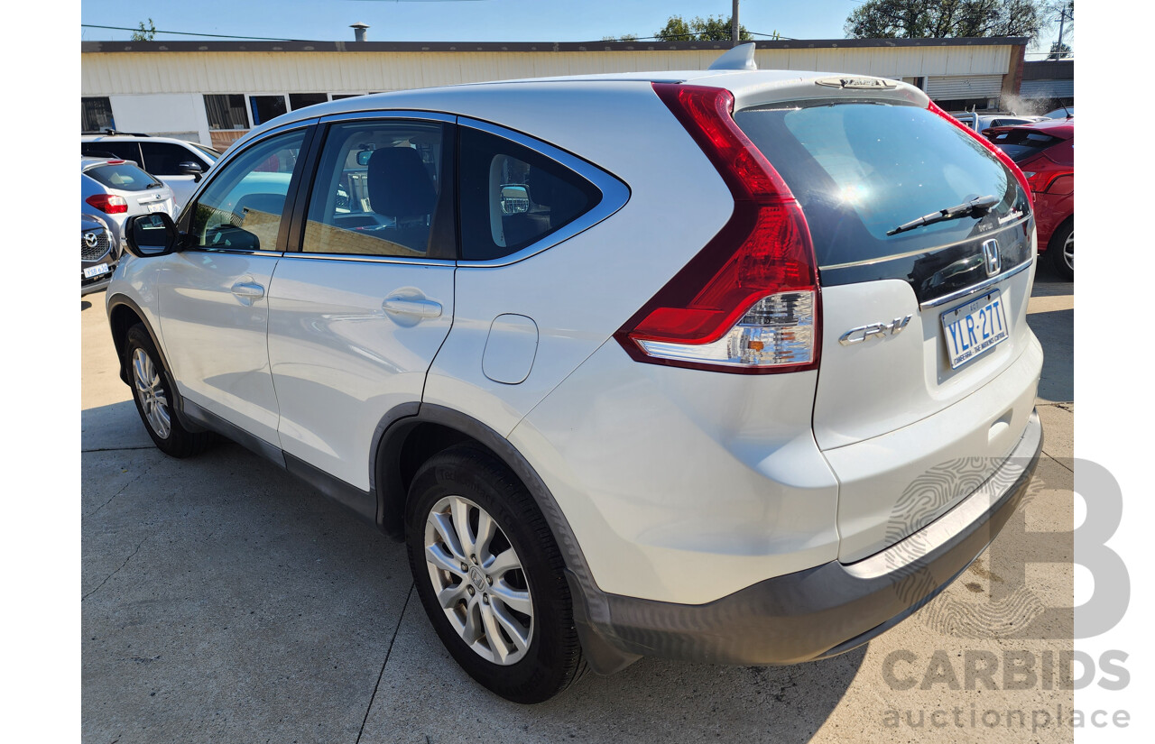 5/2013 Honda CRV VTi (4x2) 30 4d Wagon White 2.0L