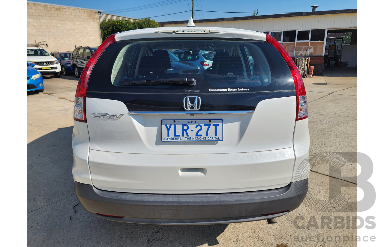 5/2013 Honda CRV VTi (4x2) 30 4d Wagon White 2.0L