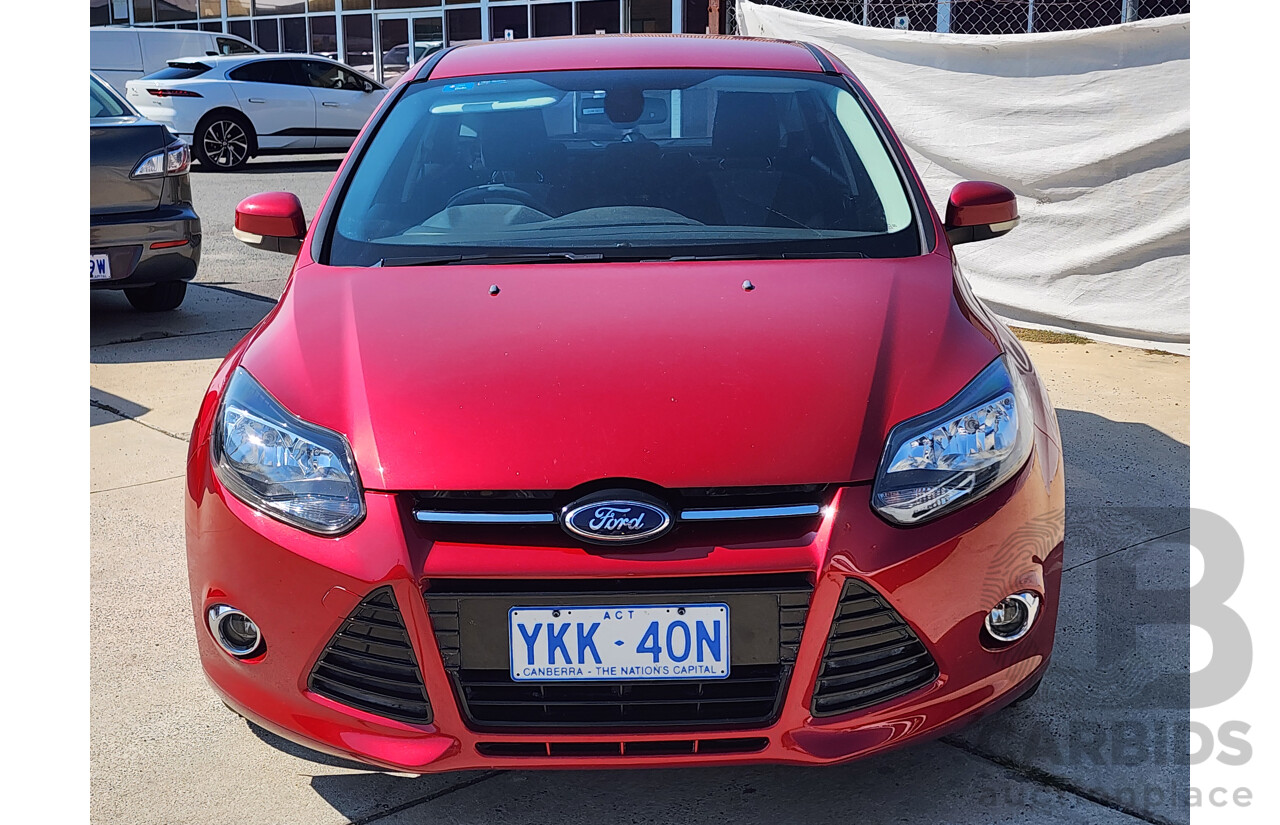 7/2014 Ford Focus Sport LW MK2 MY14 5d Hatchback Red 2.0L