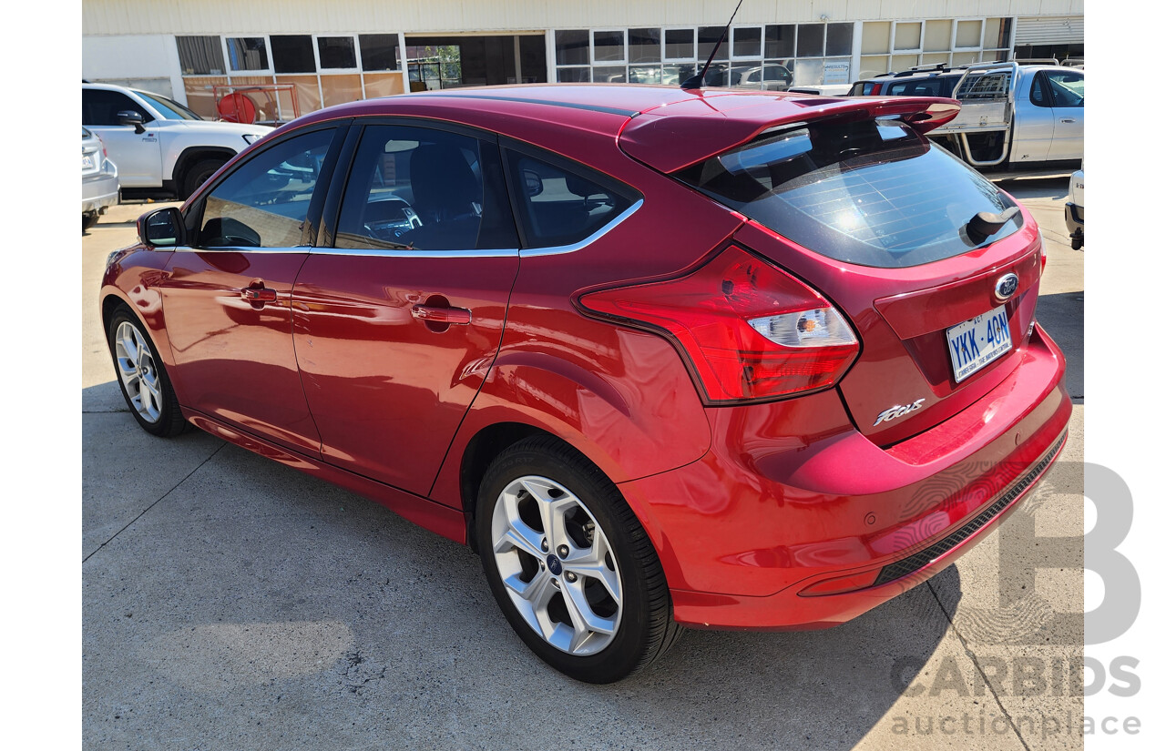 7/2014 Ford Focus Sport LW MK2 MY14 5d Hatchback Red 2.0L