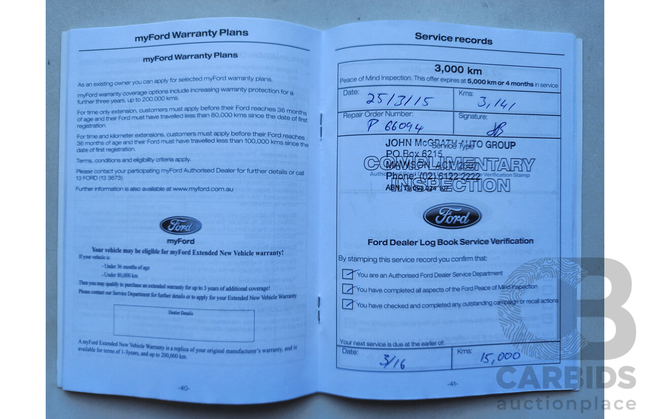 7/2014 Ford Focus Sport LW MK2 MY14 5d Hatchback Red 2.0L