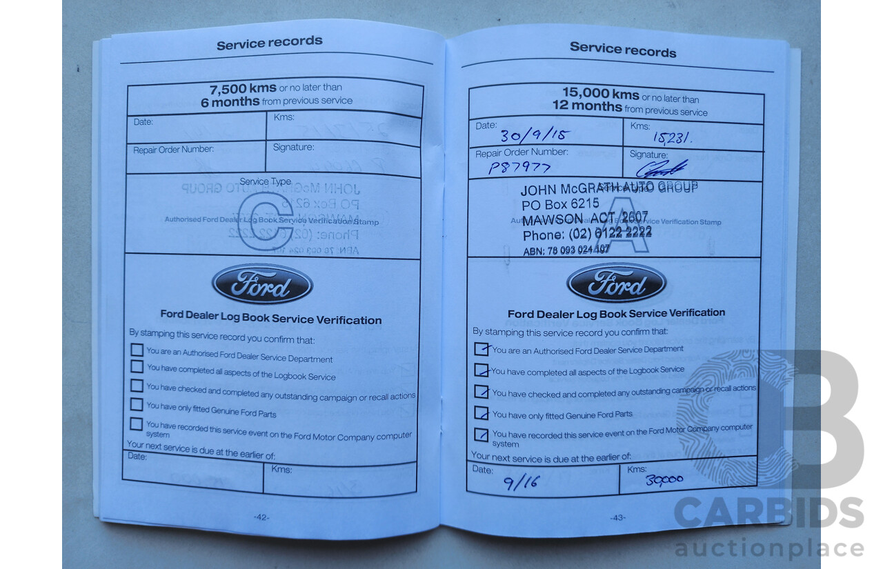 7/2014 Ford Focus Sport LW MK2 MY14 5d Hatchback Red 2.0L