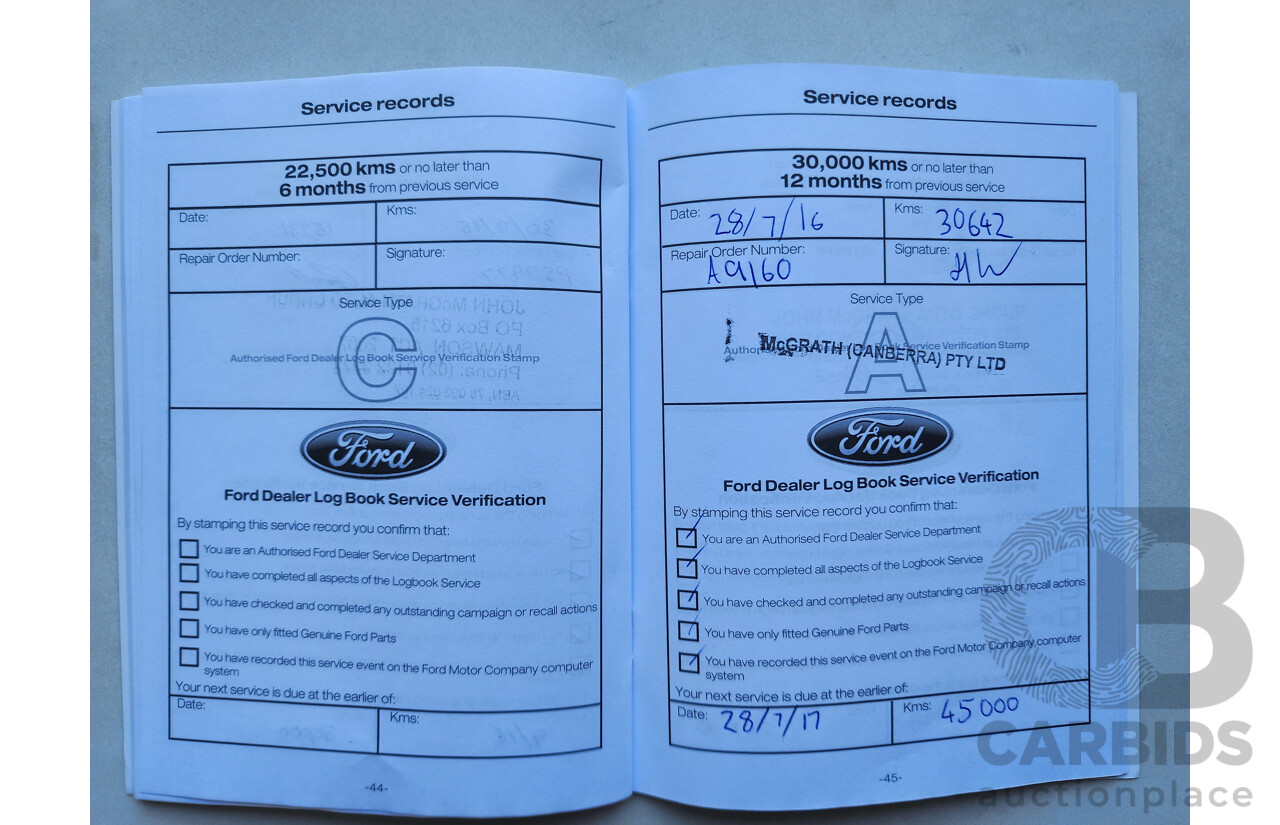 7/2014 Ford Focus Sport LW MK2 MY14 5d Hatchback Red 2.0L