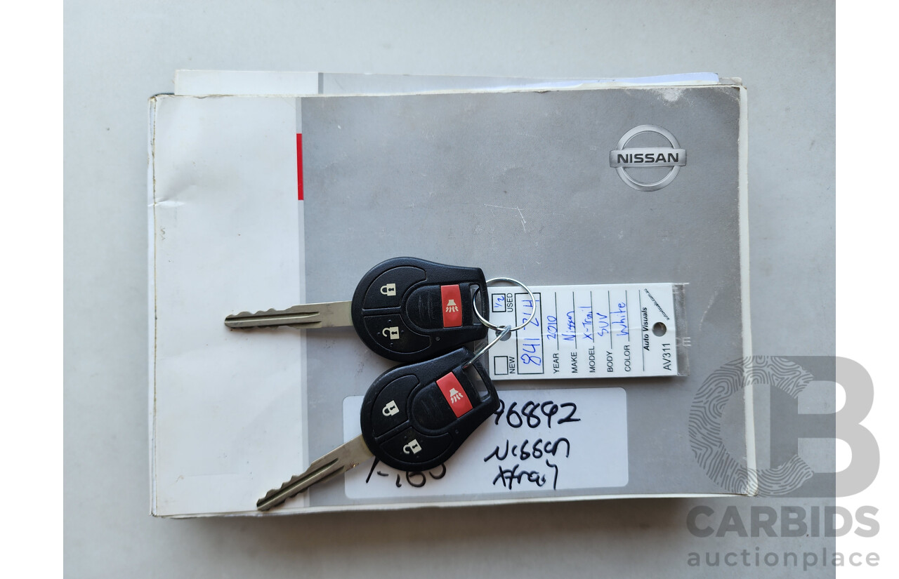 5/2010 Nissan X-Trail ST (4x4) T31 MY10 4d Wagon White 2.5L